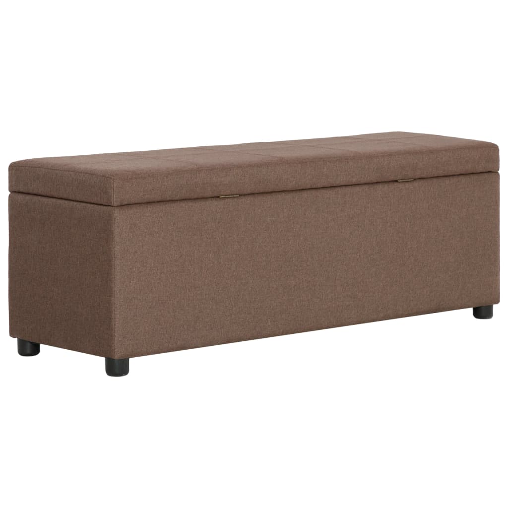 Banc avec rangement 116 cm polyester