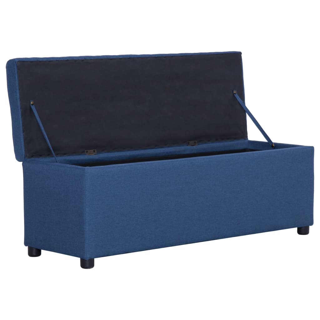 Banc avec rangement 116 cm polyester