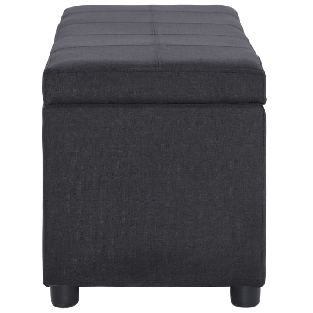 Banc avec rangement 116 cm polyester