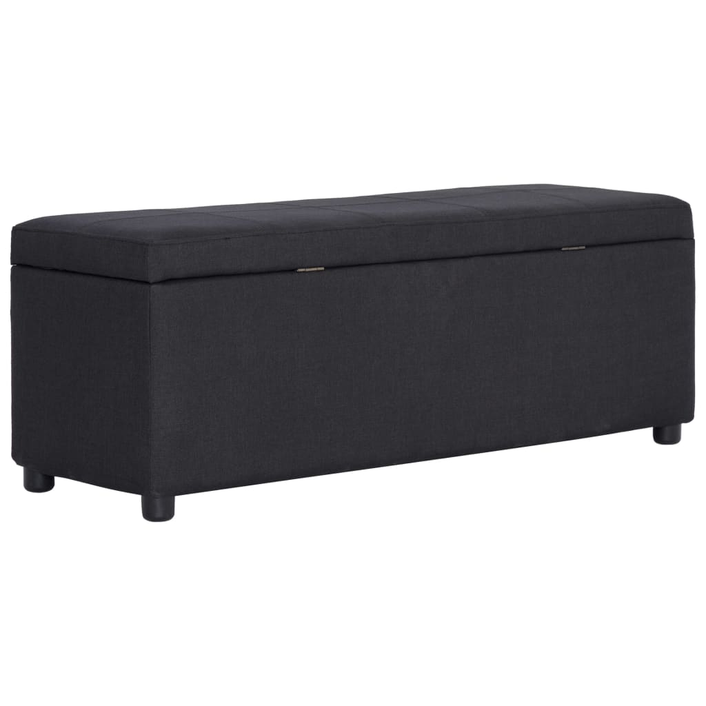 Banc avec rangement 116 cm polyester