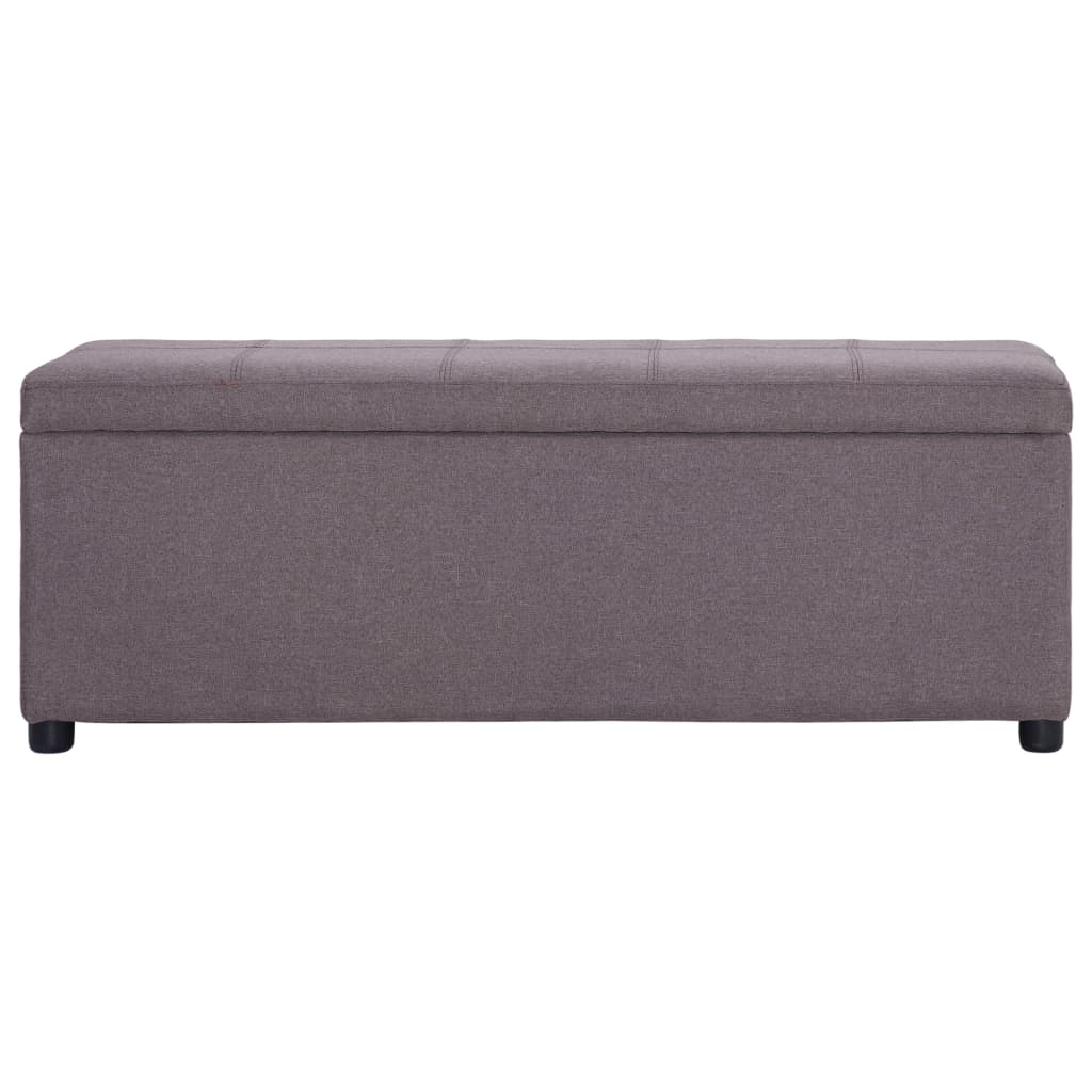 Banc avec rangement 116 cm polyester