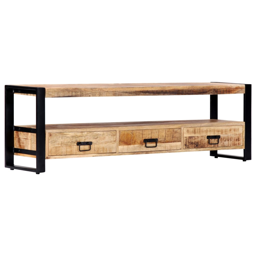 Tv-meubel 120x30x45 cm massief gerecycled hout