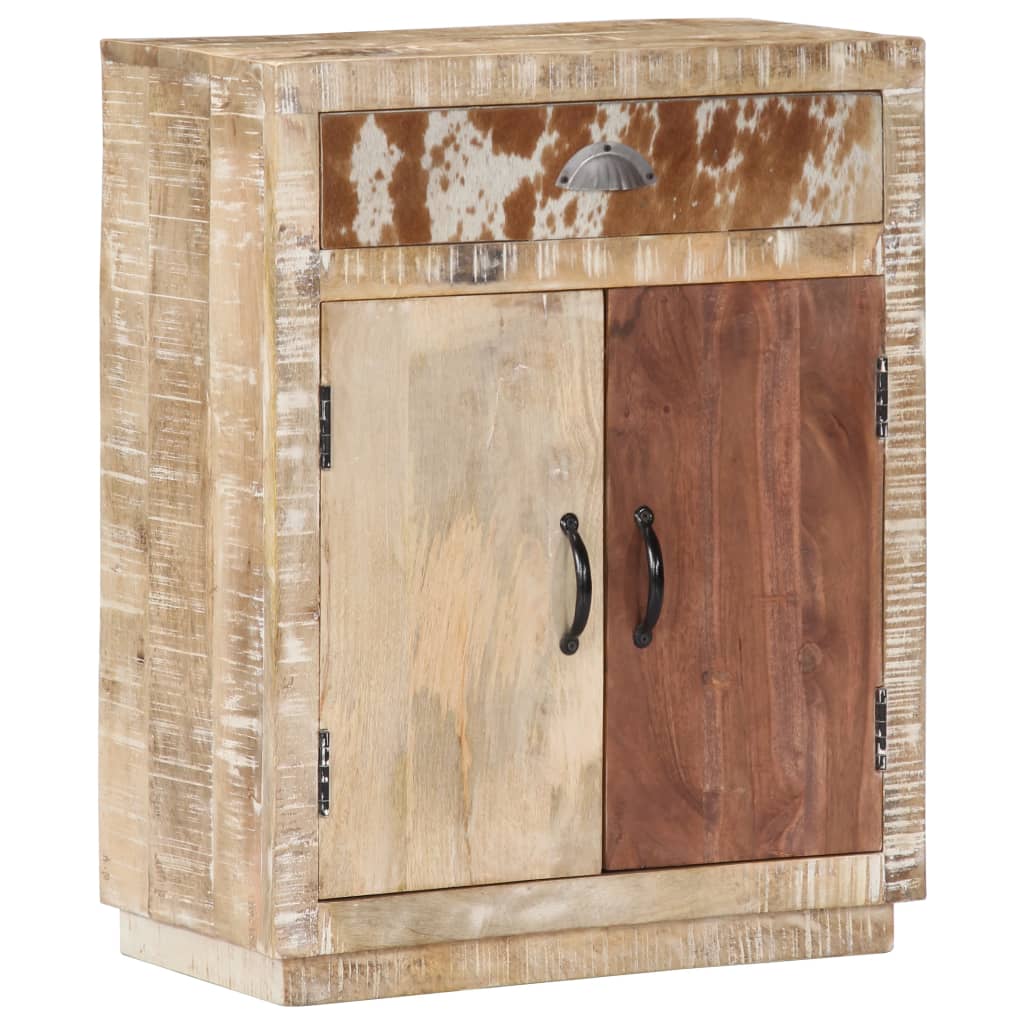 Buffet 60x30x75 cm en bois de manguier massif