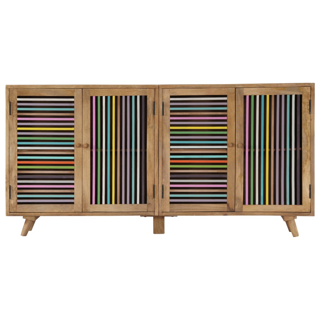 Buffet 100x30x75 cm en bois de manguier massif