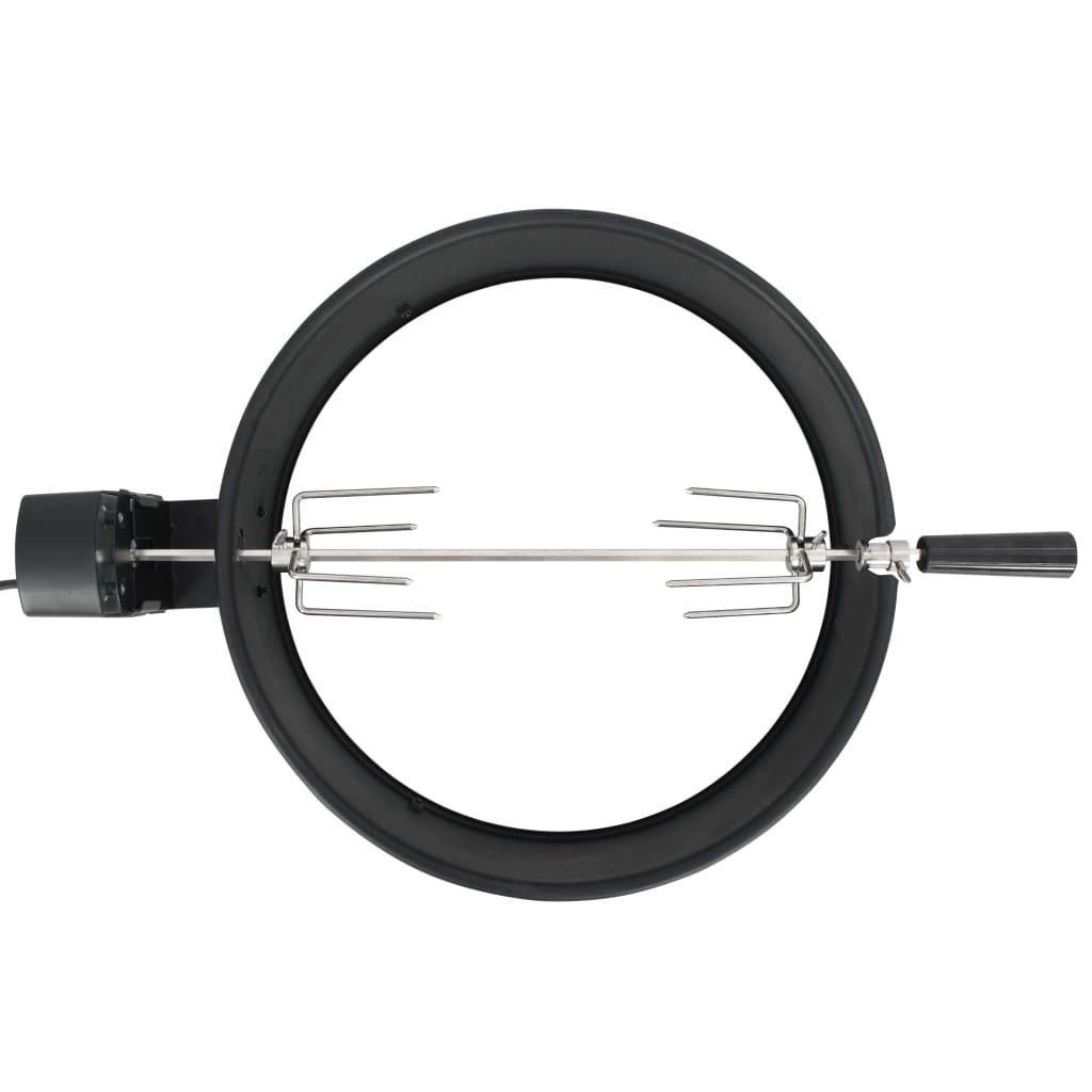 BBQ rotisserie ring 47 cm zwart