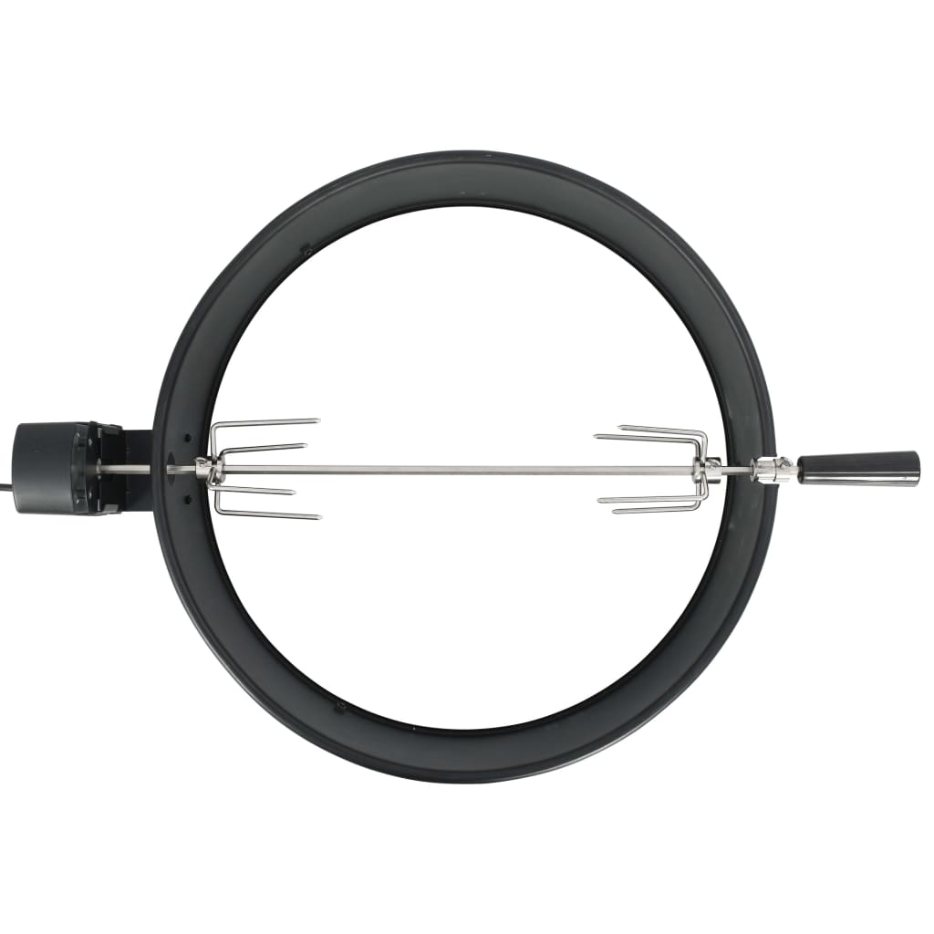 BBQ rotisserie ring 47 cm zwart