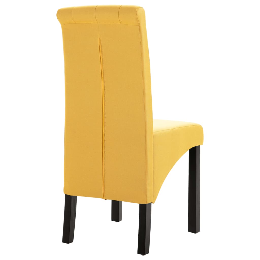 Chaises de salle à manger 6 pcs en tissu