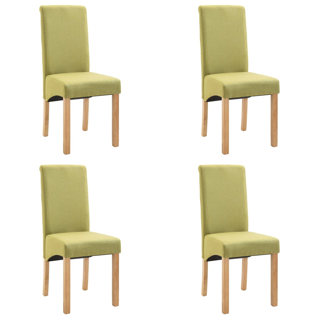 Chaises de salle à manger 2 pcs tissu marron