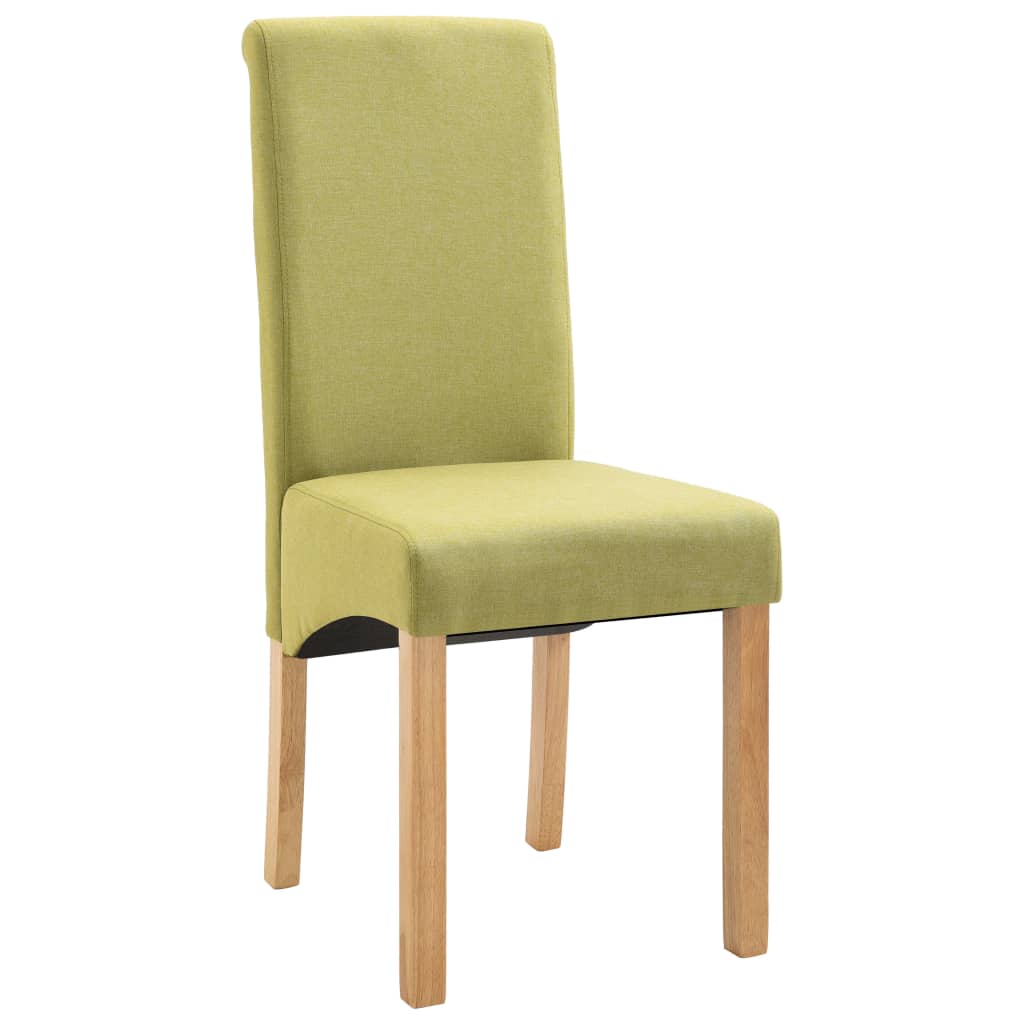 Eetkamerstoelen 2 st stof bruin