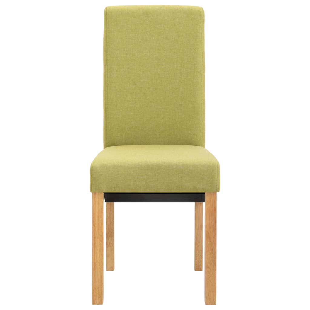 Eetkamerstoelen 2 st stof bruin