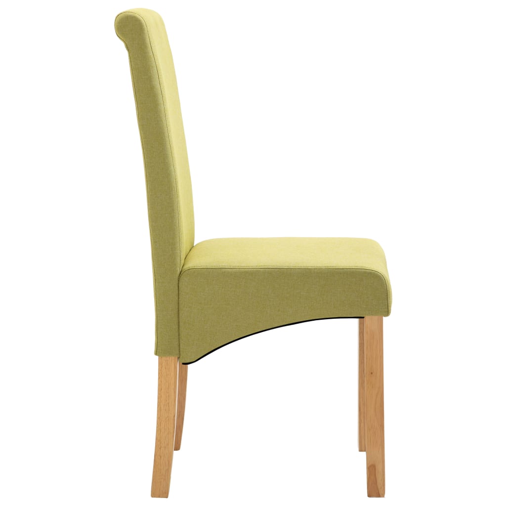 Eetkamerstoelen 2 st stof bruin