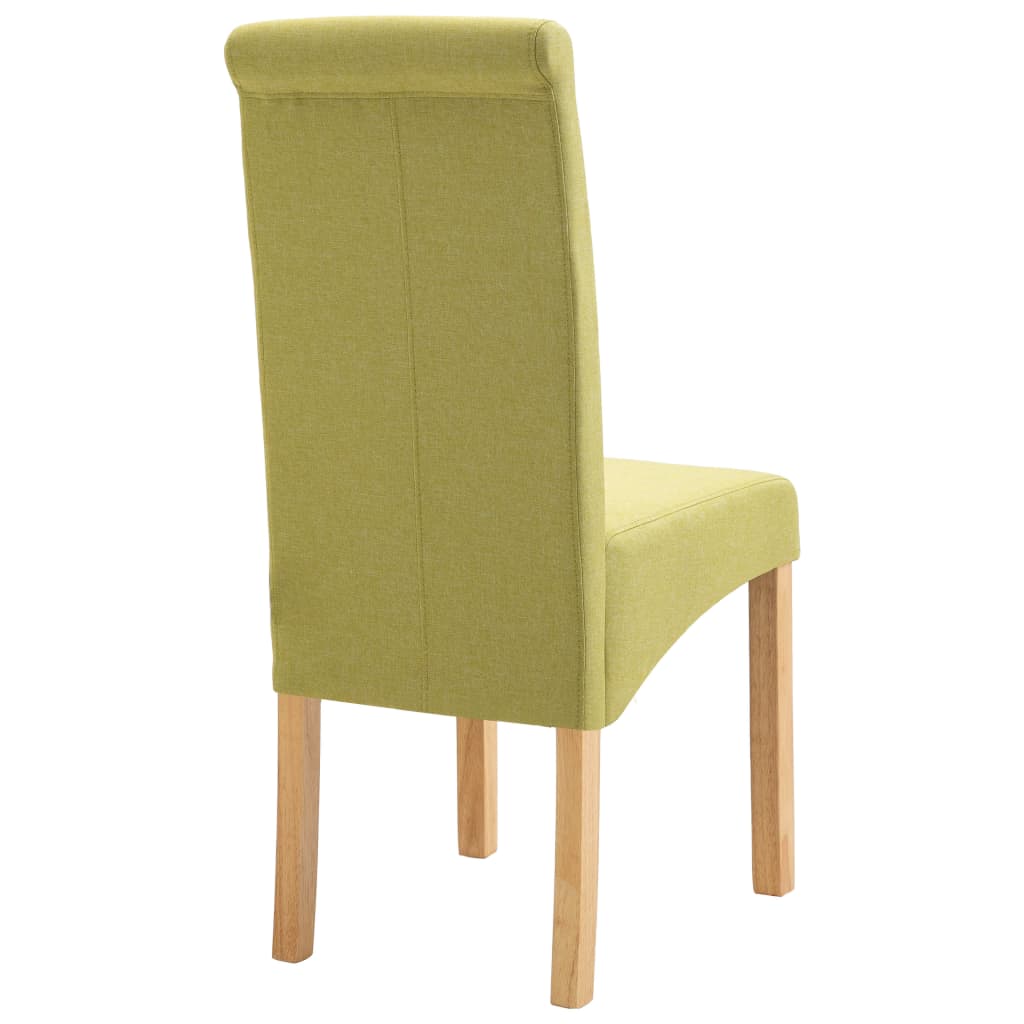 Eetkamerstoelen 2 st stof bruin