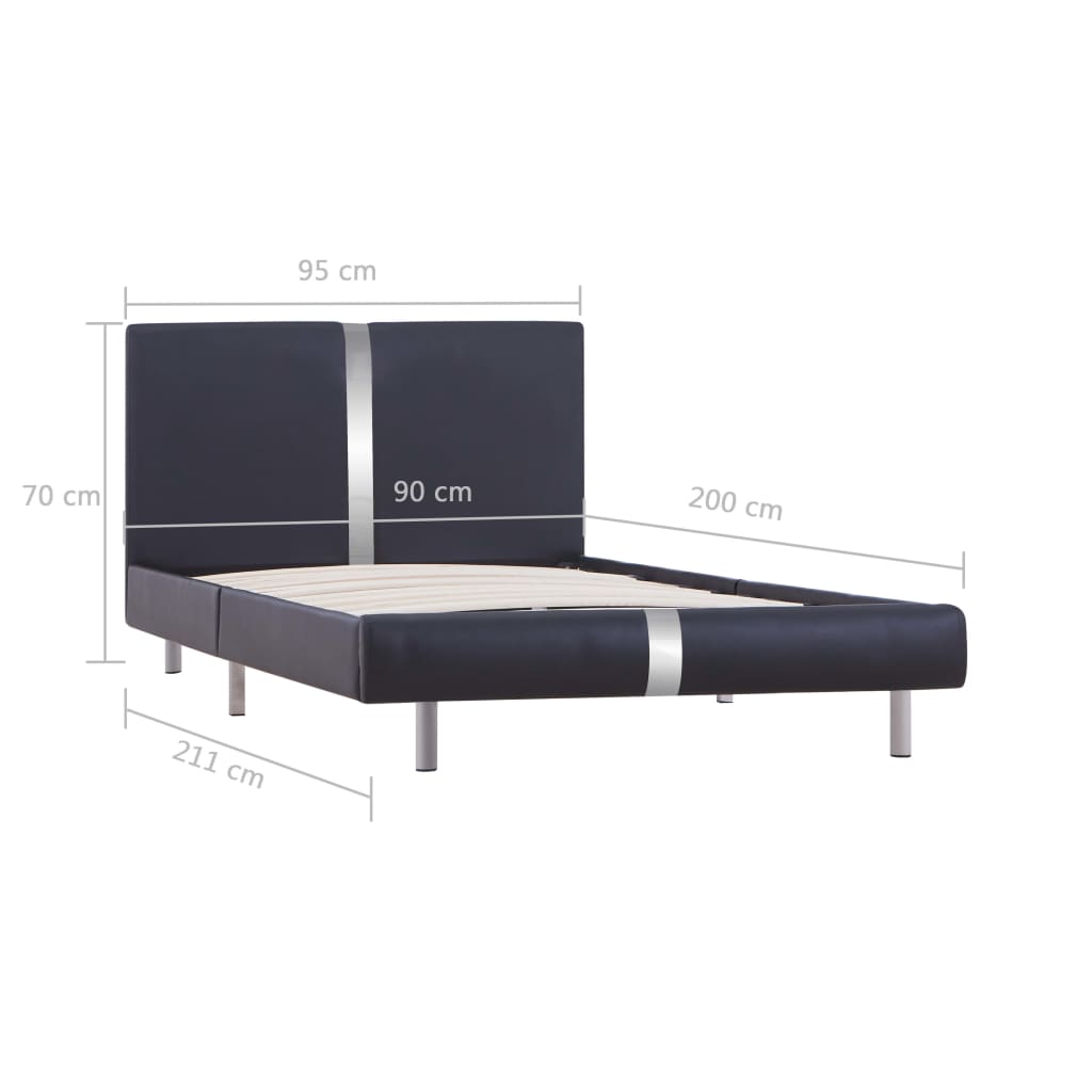 Bedframe kunstleer 120x200 cm