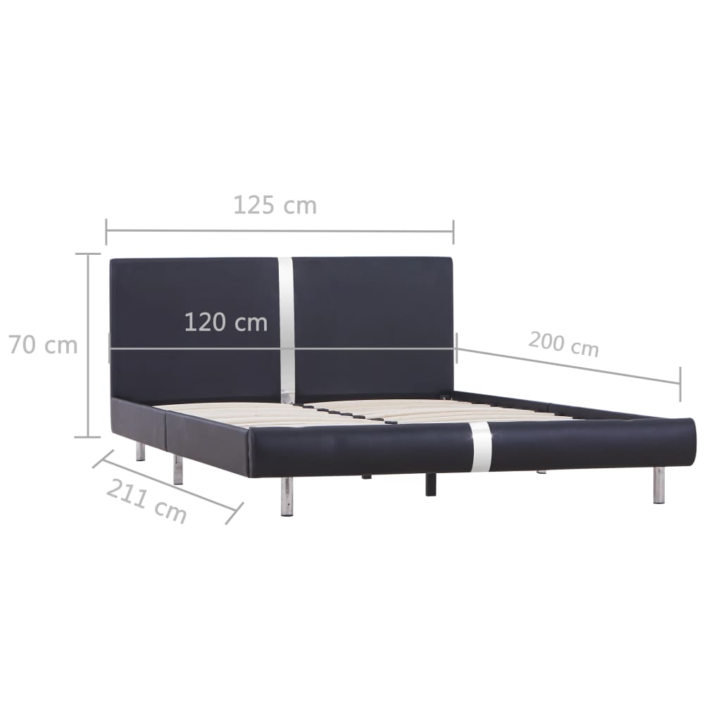 Bedframe kunstleer 120x200 cm