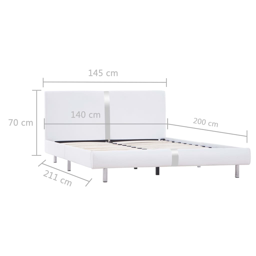 Bedframe kunstleer 120x200 cm