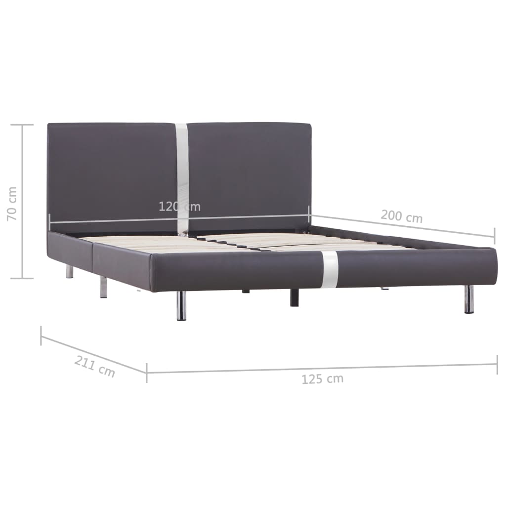 Bedframe kunstleer 120x200 cm