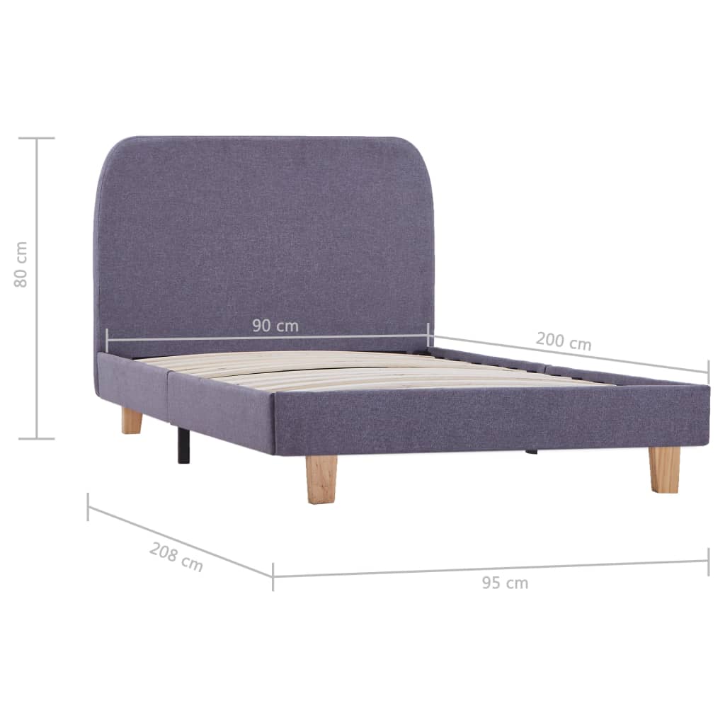 Bedframe stof 90x200 cm