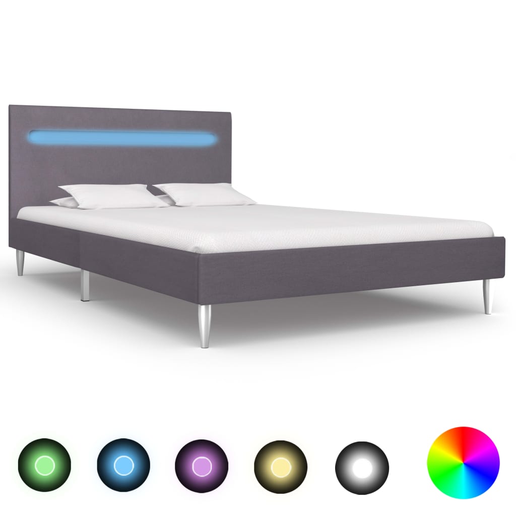 Bedframe met LED stof 180x200 cm