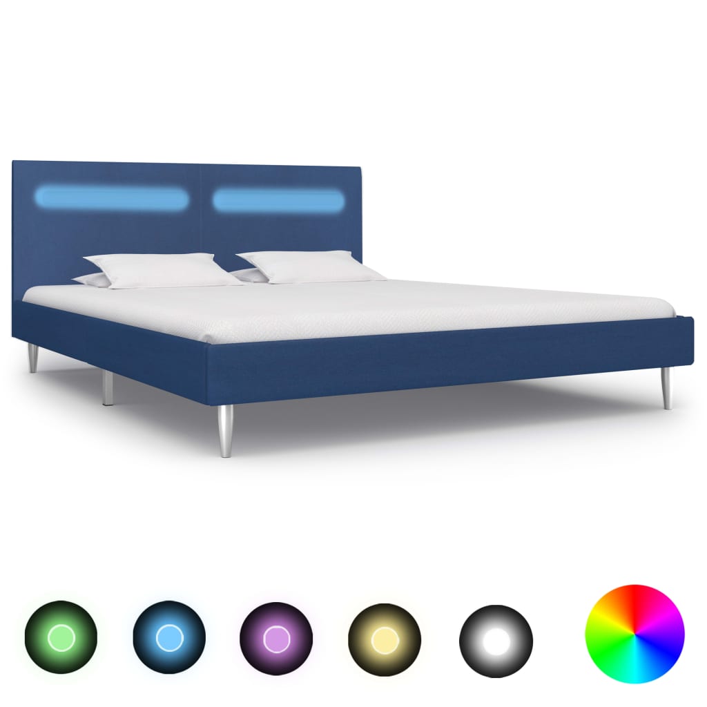 Bedframe met LED stof 180x200 cm