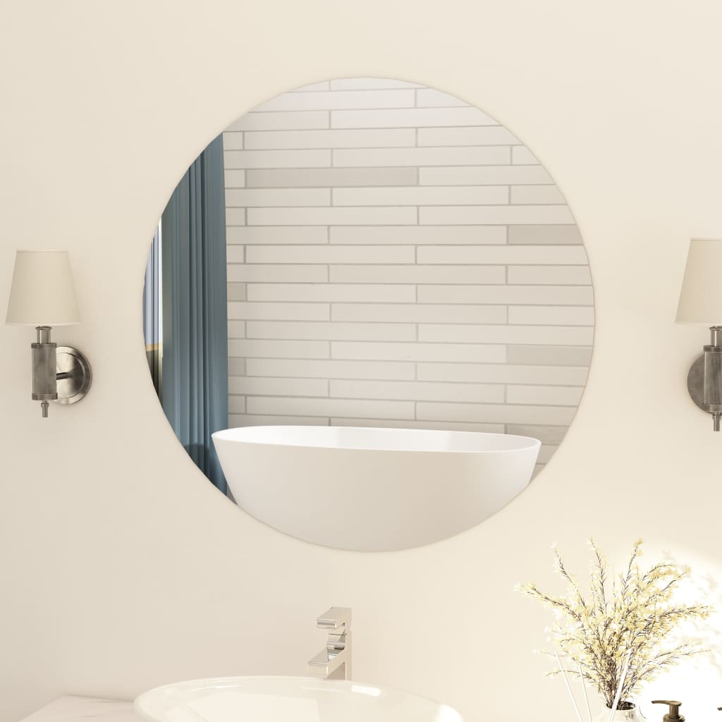 Miroirs muraux 2 pcs environ 40 cm en verre