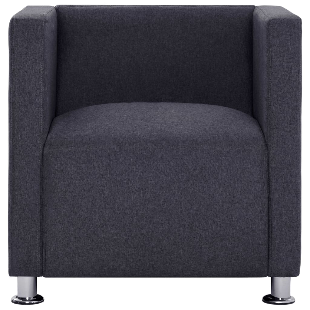 Fauteuil cube en tissu