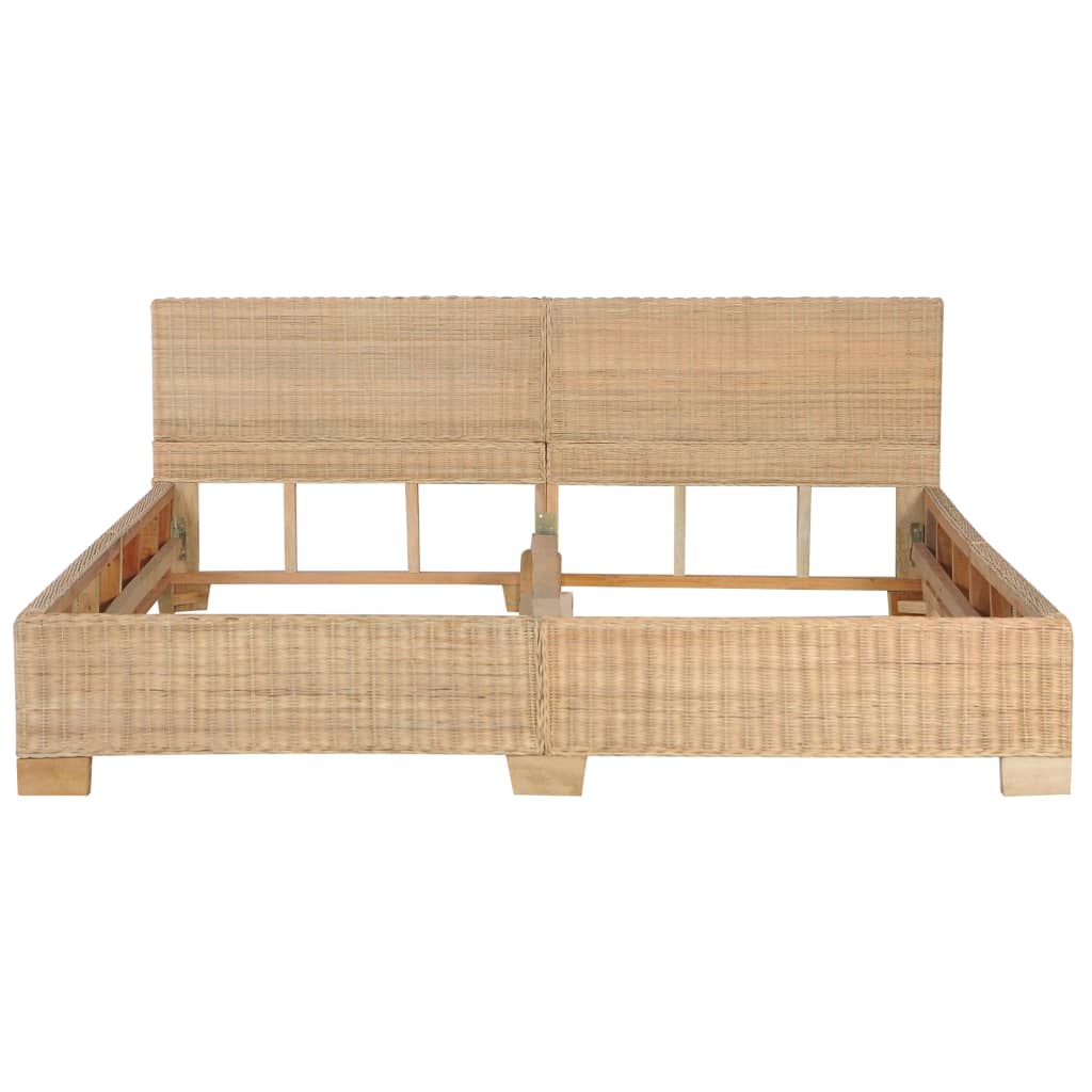 Bedframe natuurlijk rattan 180x200 cm