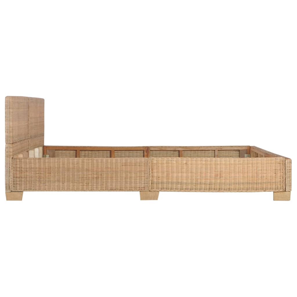 Bedframe natuurlijk rattan 180x200 cm