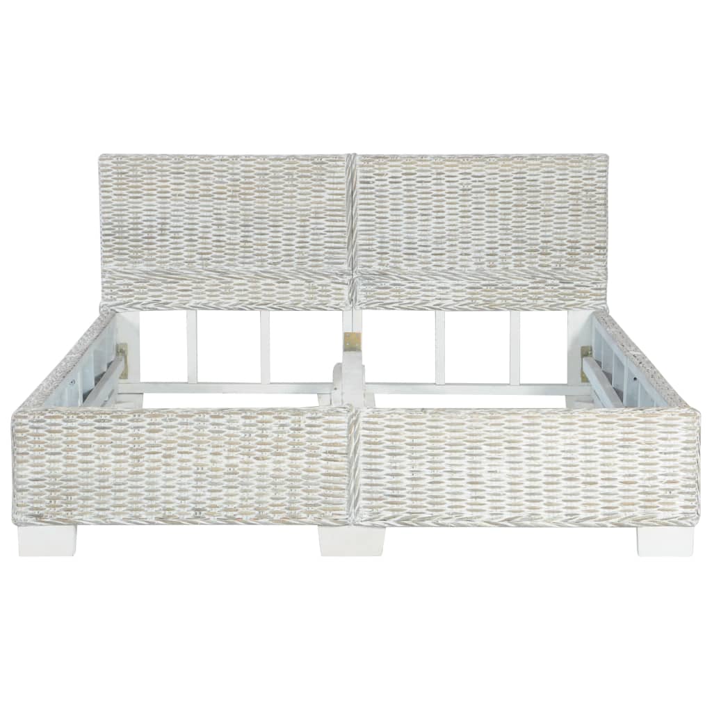 Bedframe handgeweven echt rattan 140x200 cm