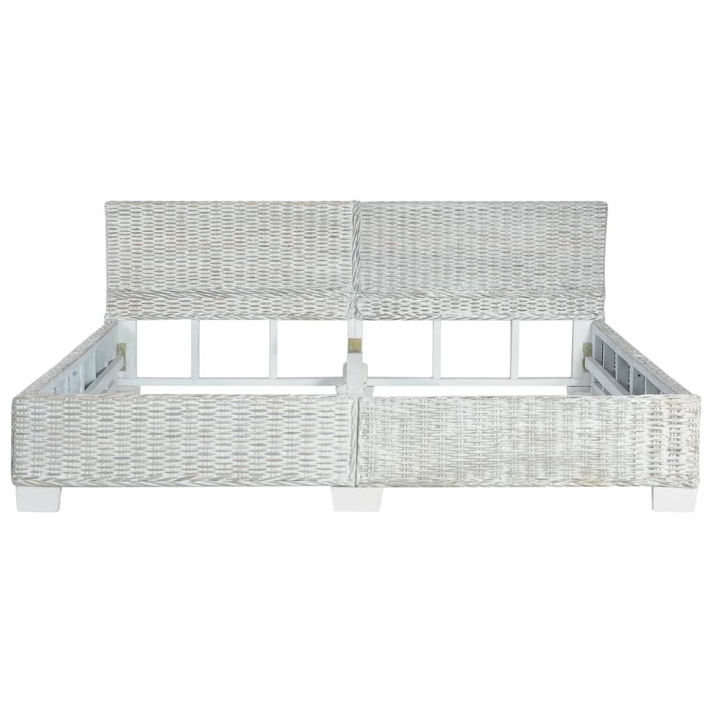 Bedframe handgeweven echt rattan 140x200 cm