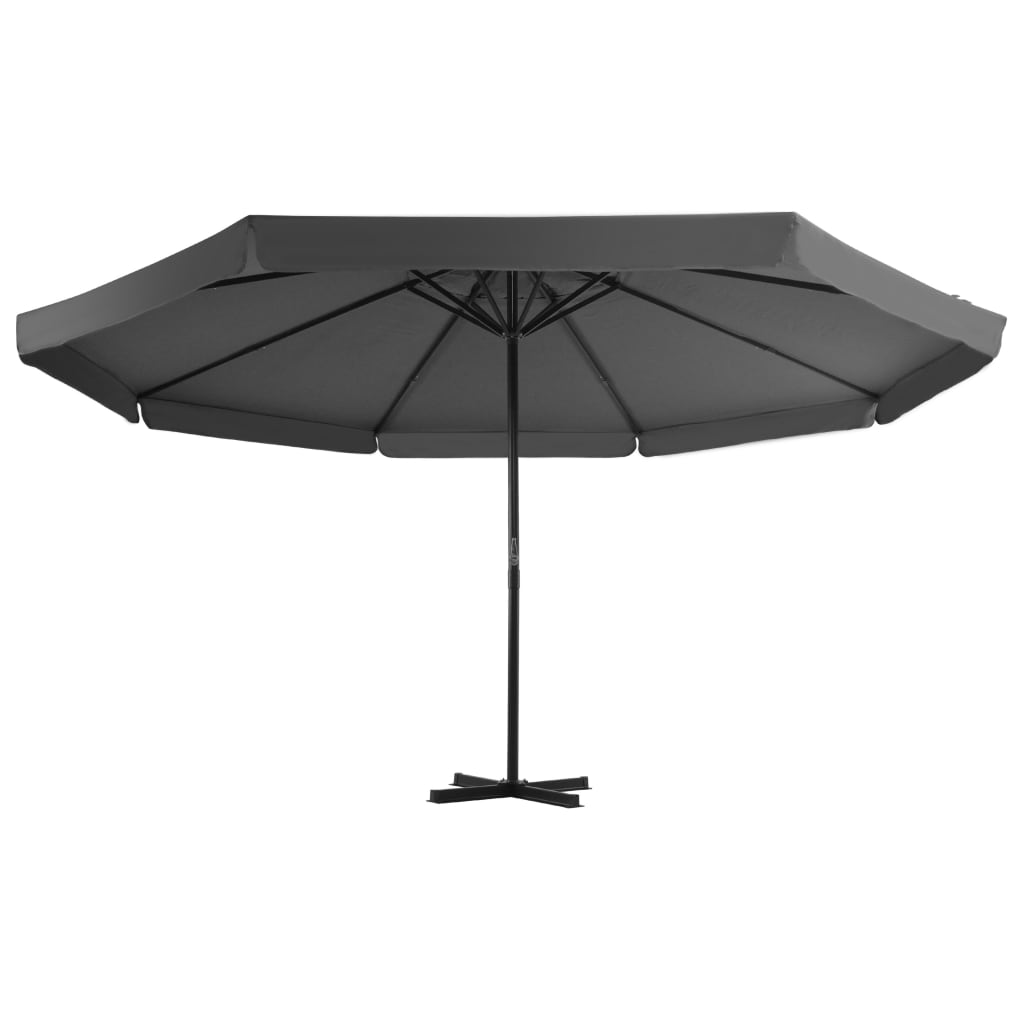 Parasol met draagbare voet