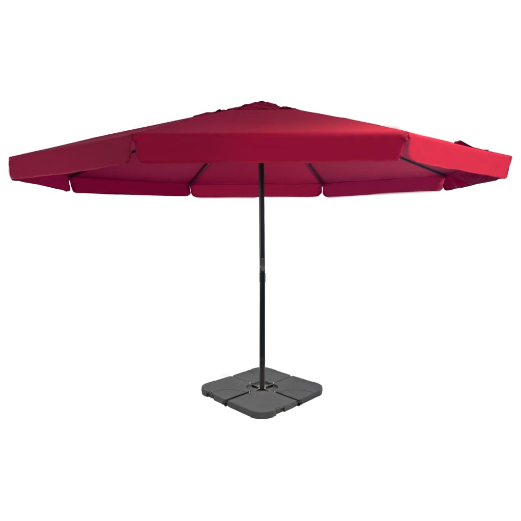 Parasol avec base portable