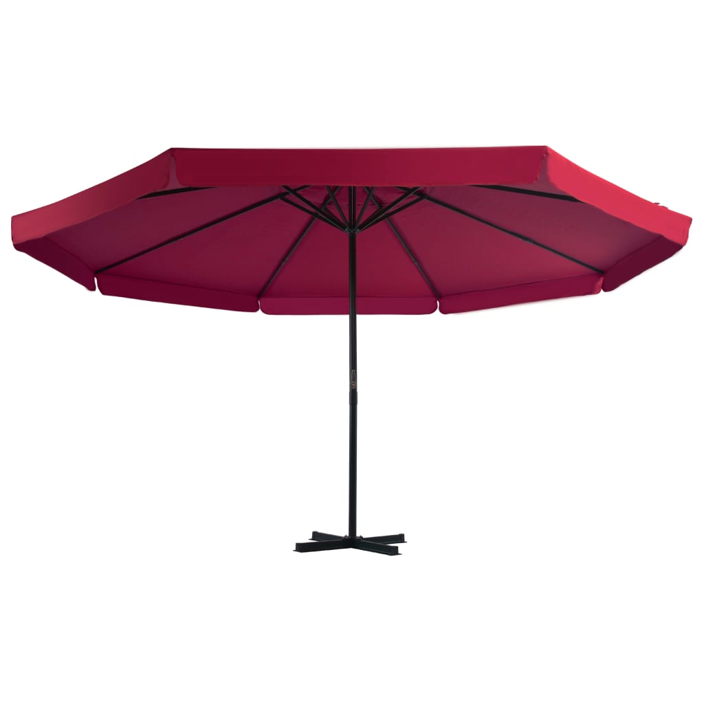 Parasol avec pied portable anthracite