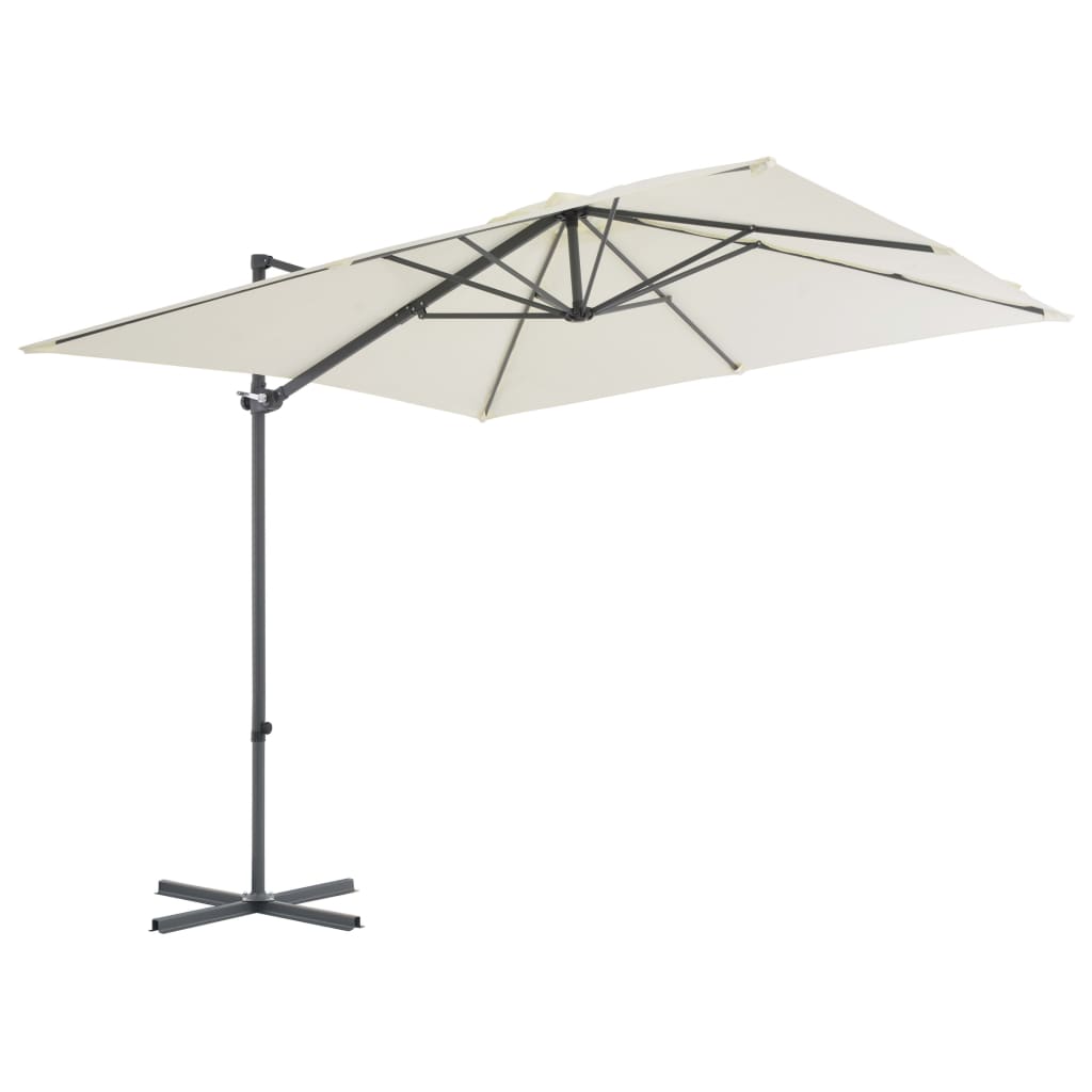 Parasol met draagbare voet