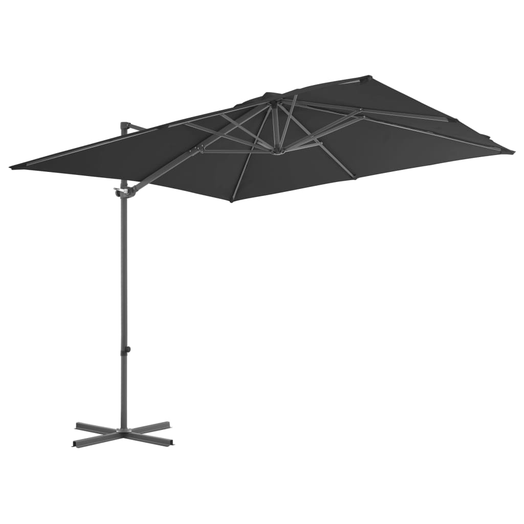 Parasol met draagbare voet