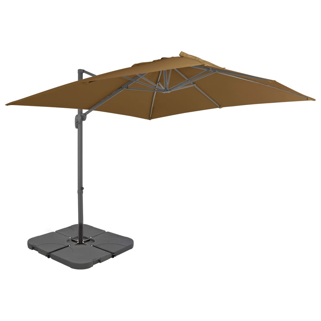 Parasol avec base portable