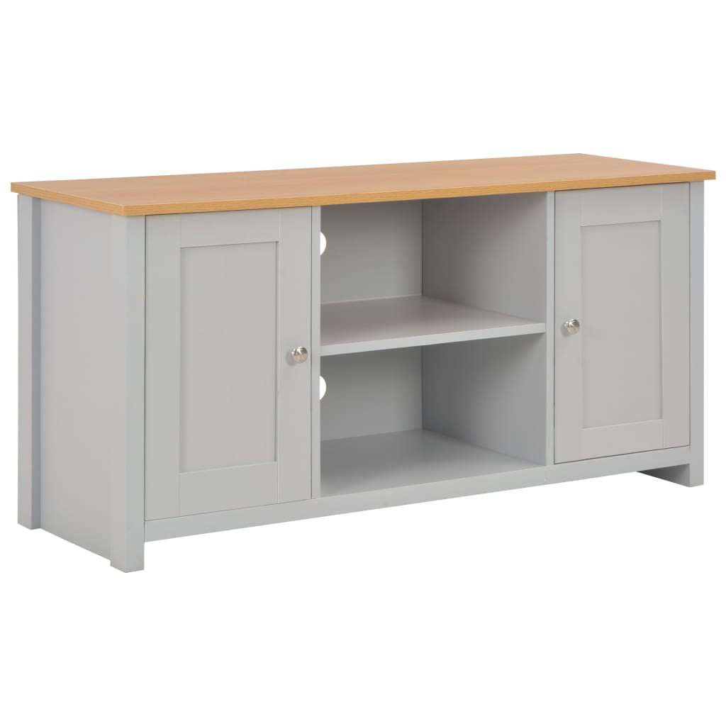 Meuble TV 120x39x58 cm gris