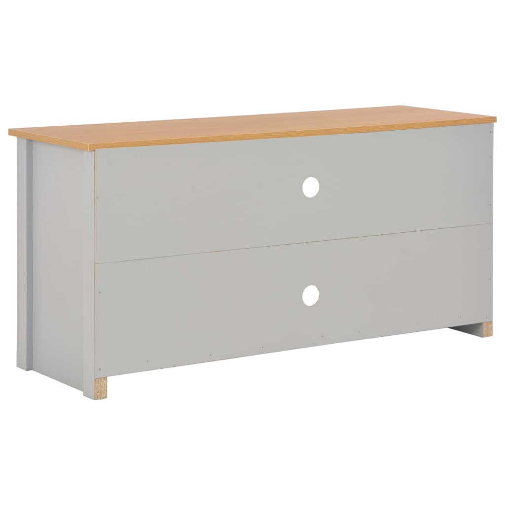 Meuble TV 120x39x58 cm gris