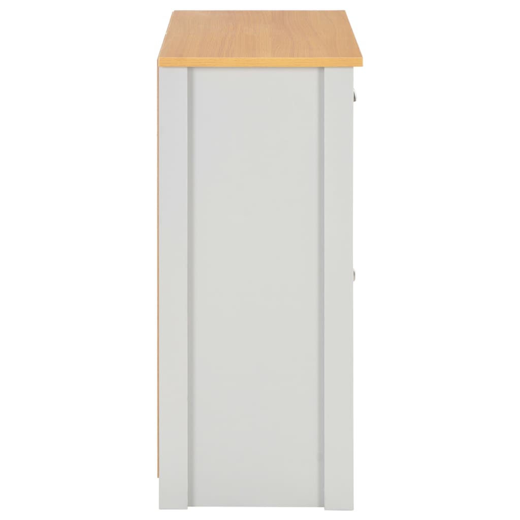 Dressoir 112x35x81 cm grijs