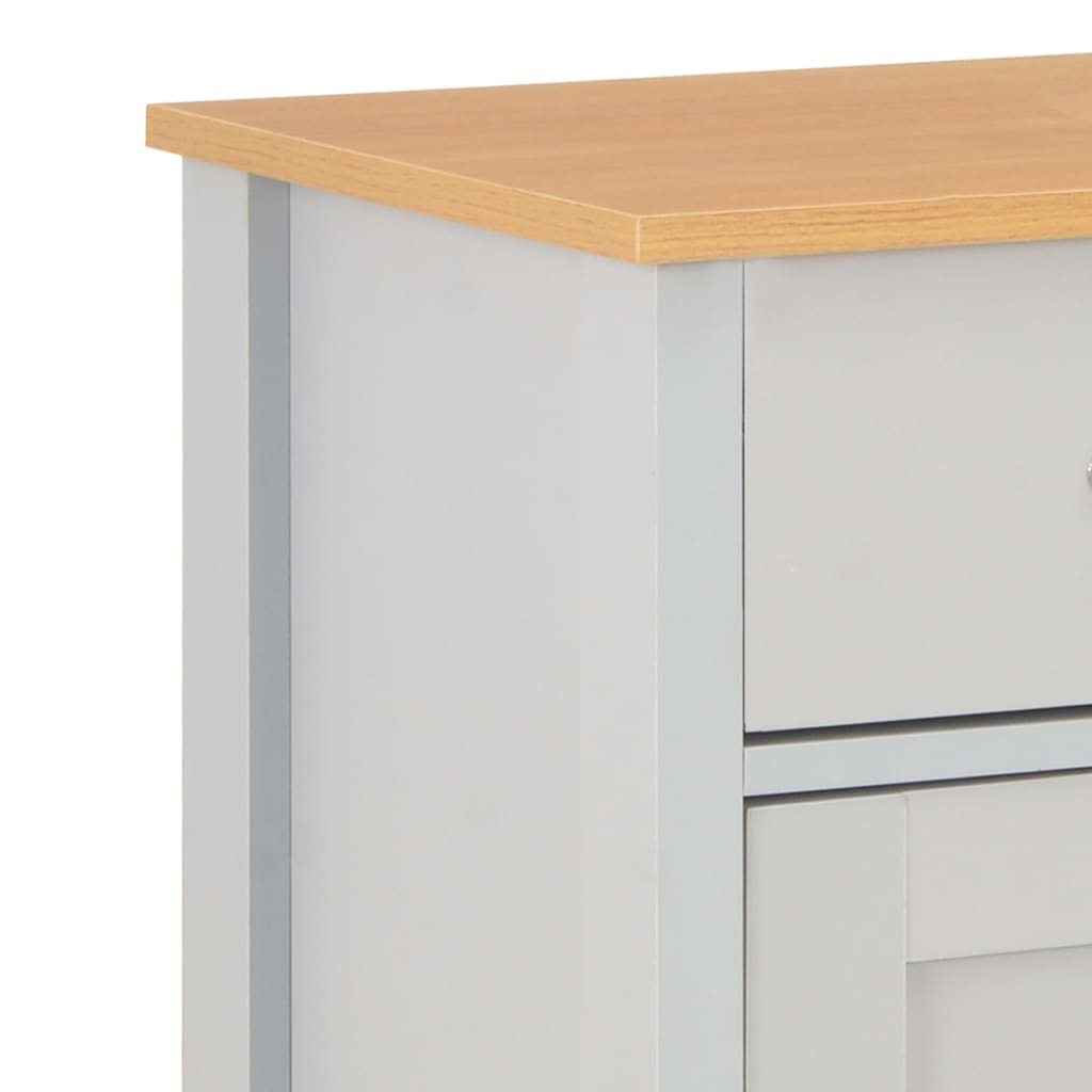 Dressoir 112x35x81 cm grijs