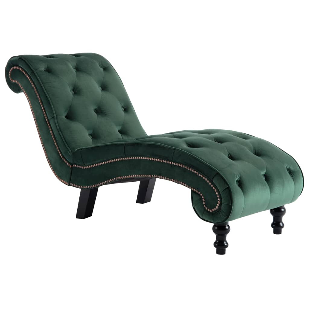 Chaise longue fluweel