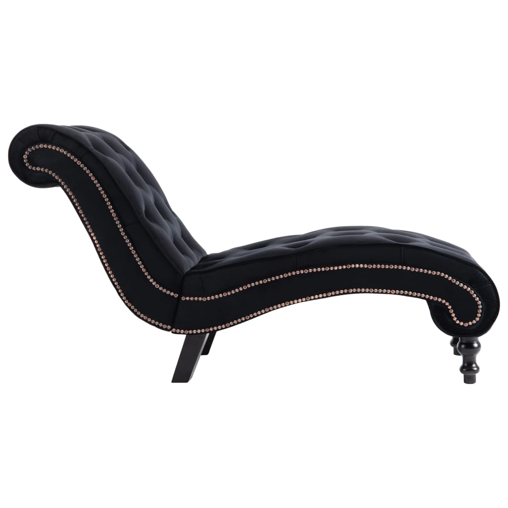 Chaise longue fluweel