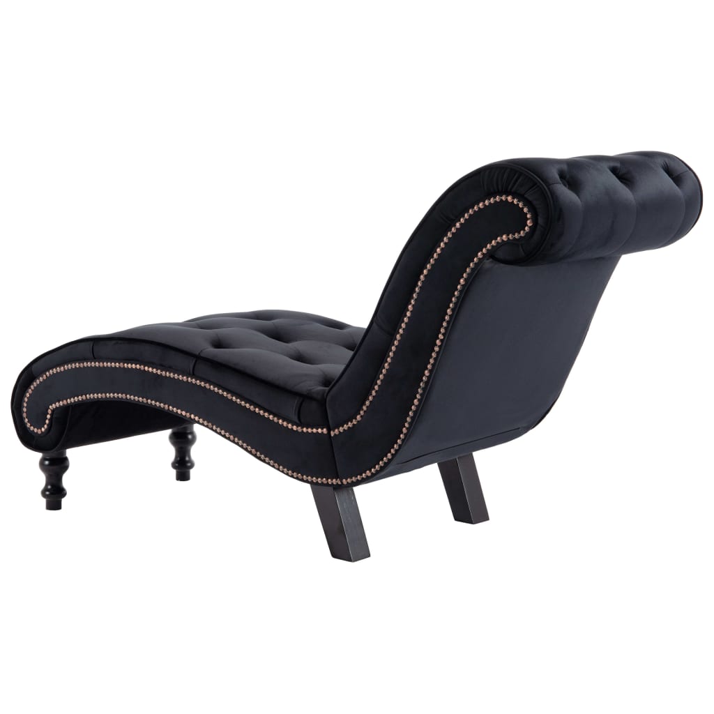 Chaise longue fluweel