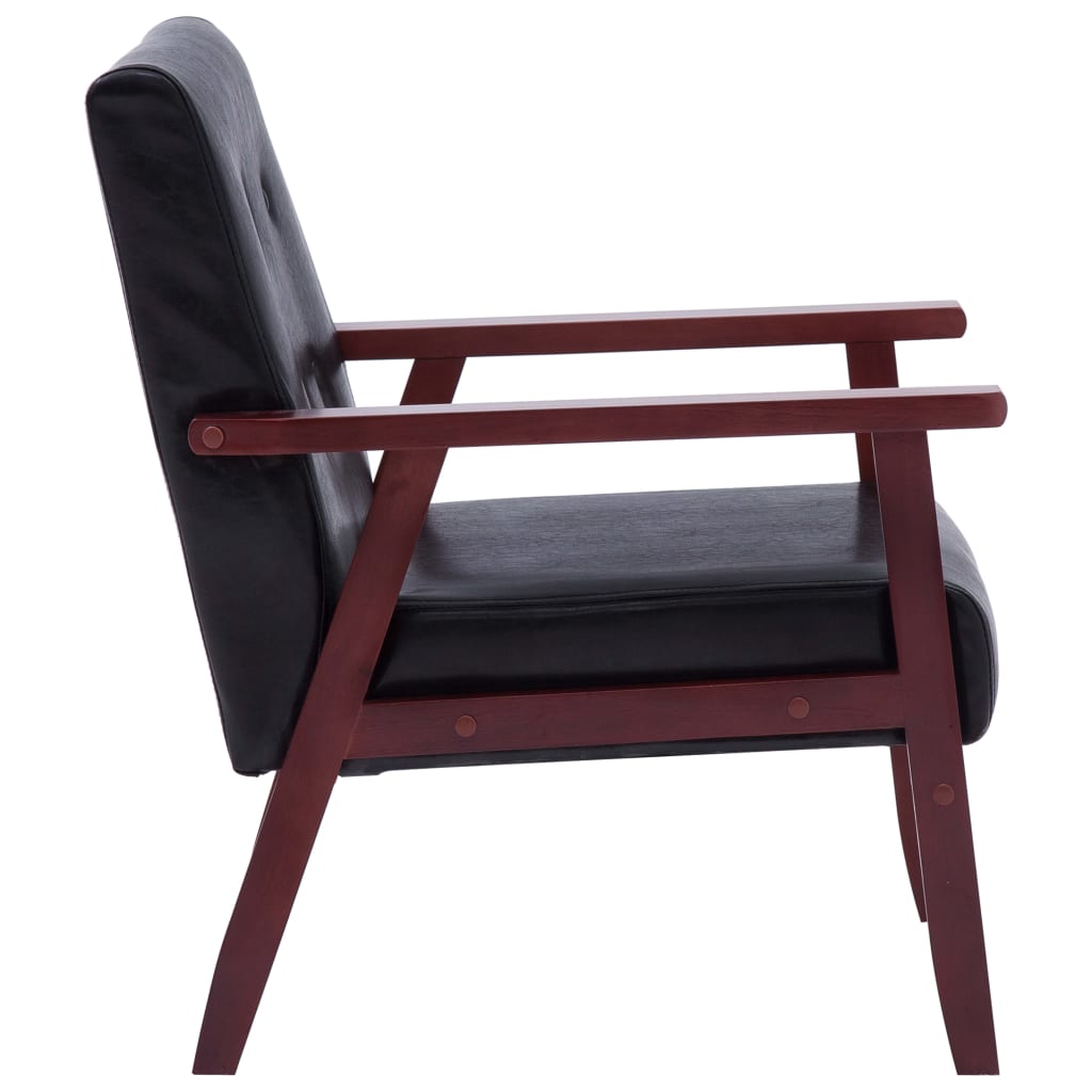 Fauteuil en simili cuir