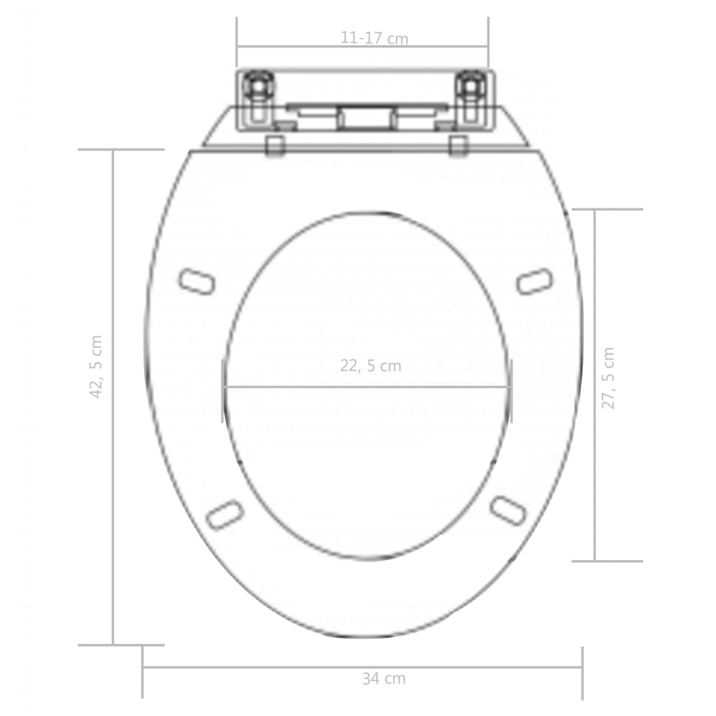 Siège de toilette à fermeture douce avec conception à dégagement rapide