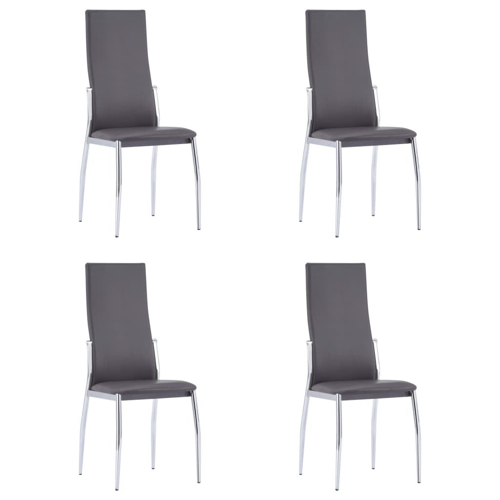 Chaises de salle à manger 6 pcs simili cuir