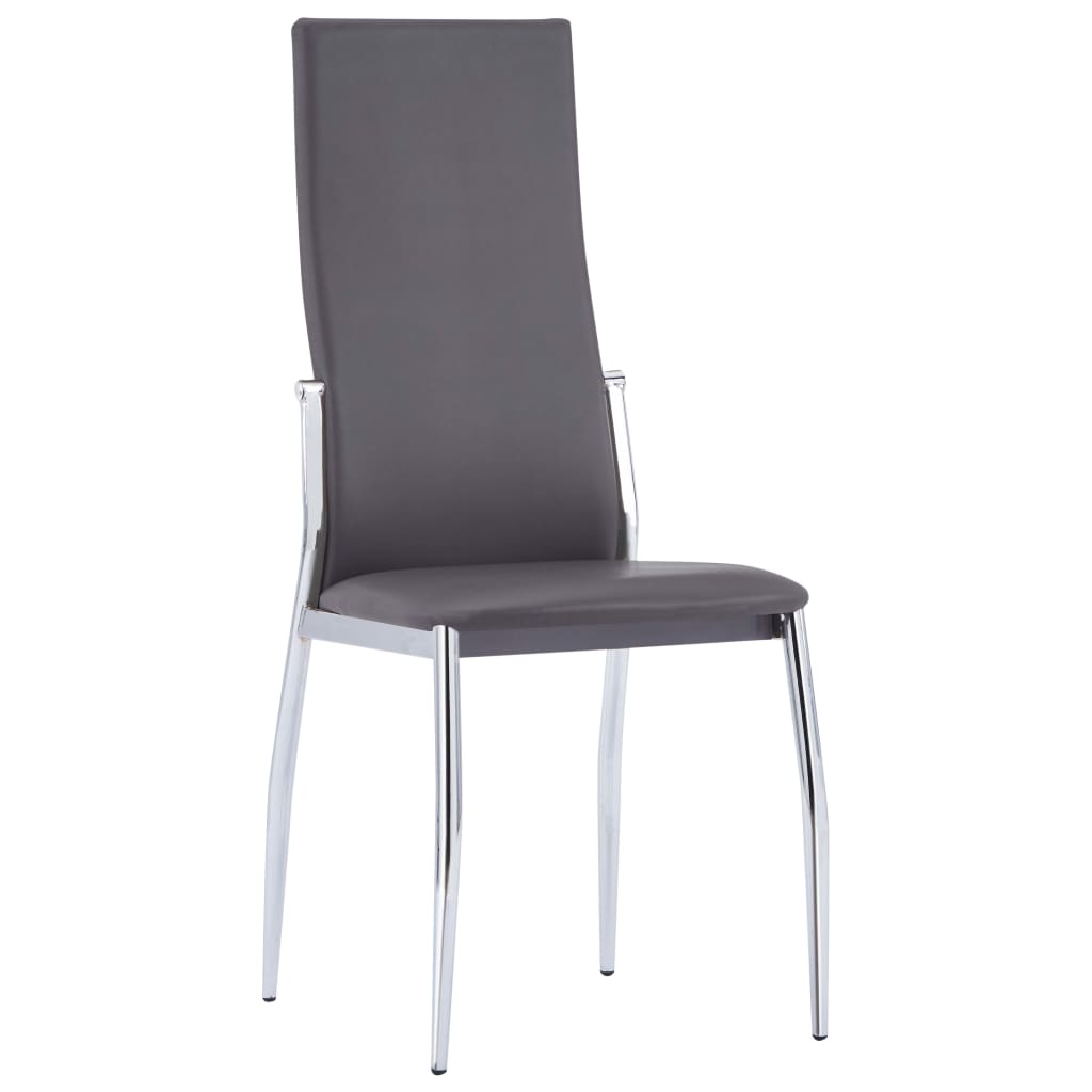 Chaises de salle à manger 6 pcs simili cuir