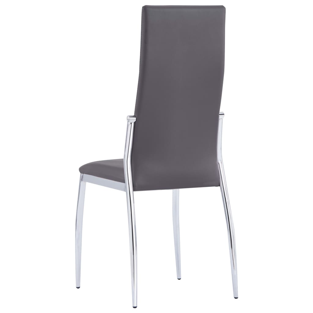 Chaises de salle à manger 6 pcs simili cuir