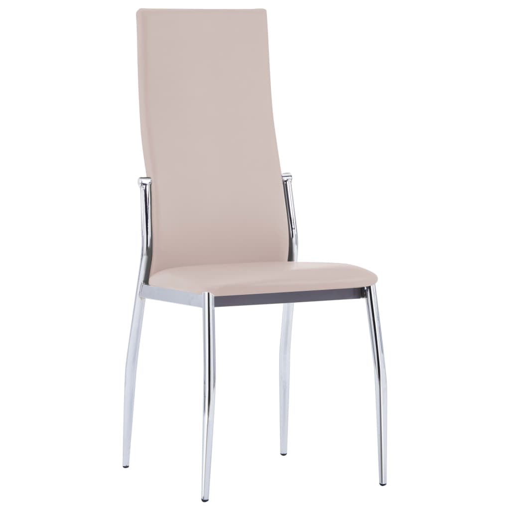 Chaises de salle à manger 6 pcs simili cuir