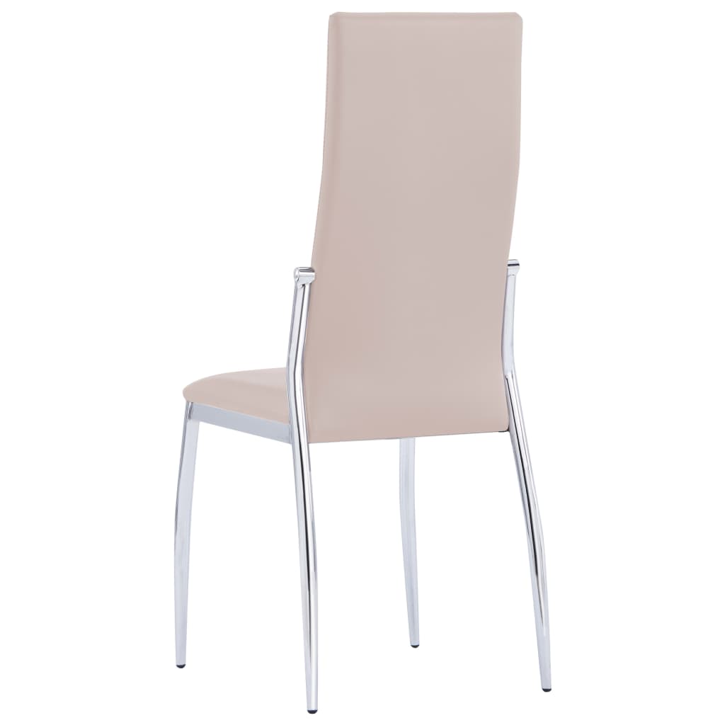 Chaises de salle à manger 6 pcs simili cuir