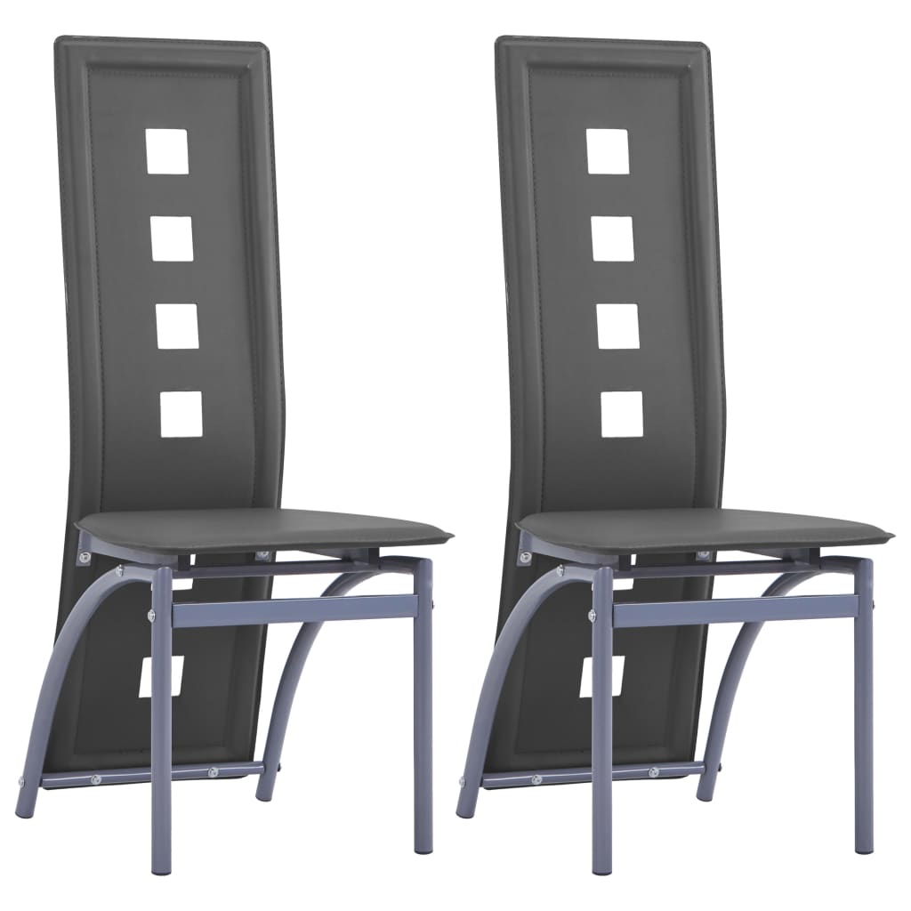 Chaises de salle à manger 6 pcs simili cuir